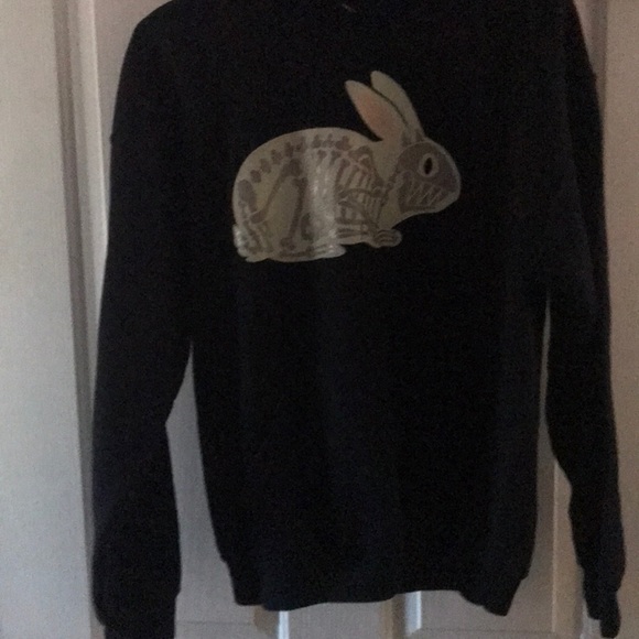 Bunny demon? Oh course! Black hoodie skeleton 🐰 - Picture 2 of 4